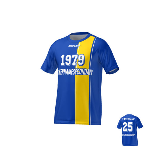 FLIGHT JERSEY 33 - BLUE - Deploy Football - Australia's Best Footballs & Soccer Balls