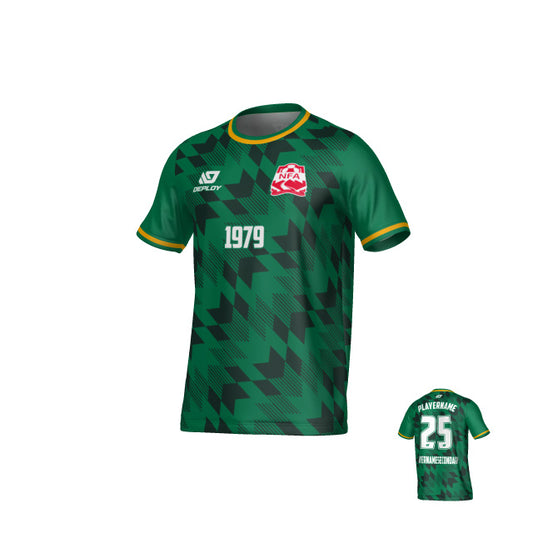 NEPEAN FA SUMMER - LEAVES - GREEN & BLACK