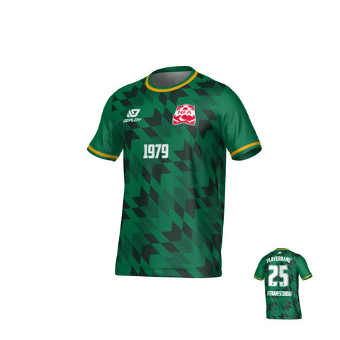 NEPEAN FA SUMMER - LEAVES - GREEN & BLACK