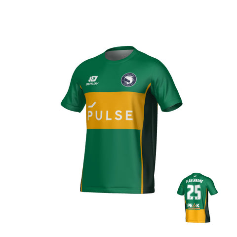 SUTHERLAND SHARKS SUMMER - SHIFT - GREEN & GOLD