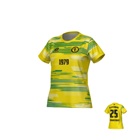 Glitch Womens Jersey - Yellow