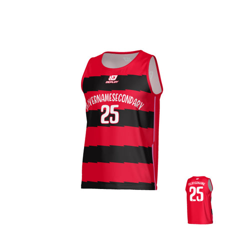 Jagged Sports Singlet - Red