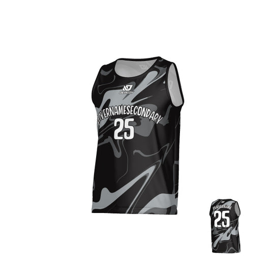 Marble Sports Singlet - Black