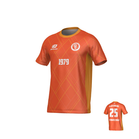 Plaid Jersey - Orange