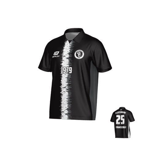 Rift Collared Jersey - Black