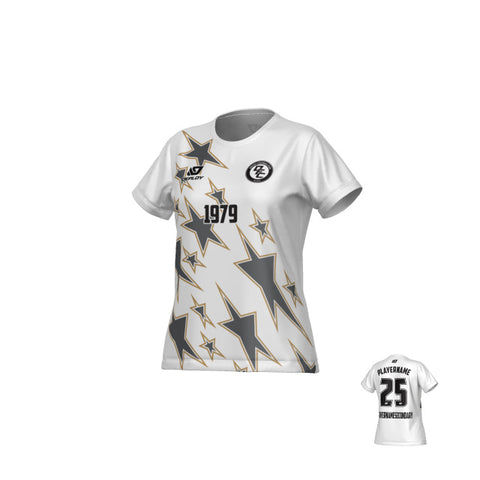 Stars Womens Jersey - White