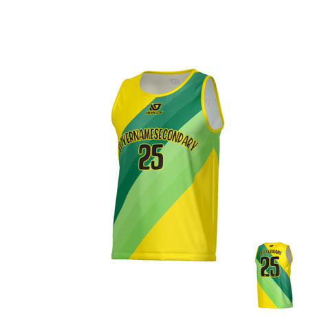 Sash Sports Singlet - Yellow