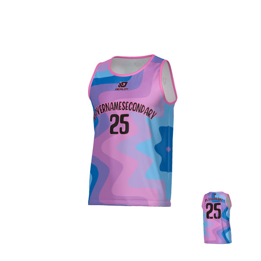 Splat Sports Singlet - Pink