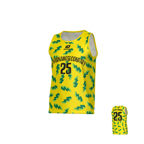 Lightning Sports Singlet - Yellow