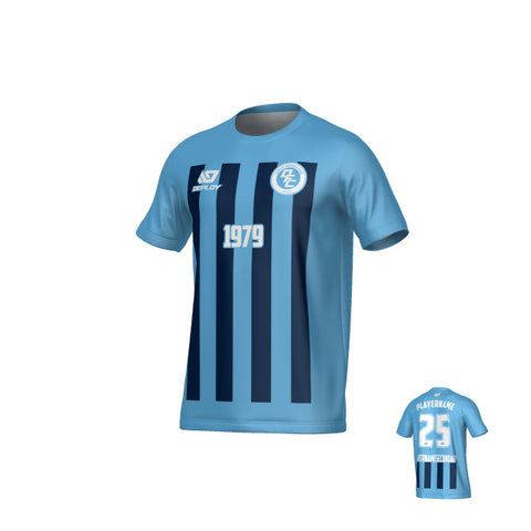 Bars Jersey - Sky Blue & Navy