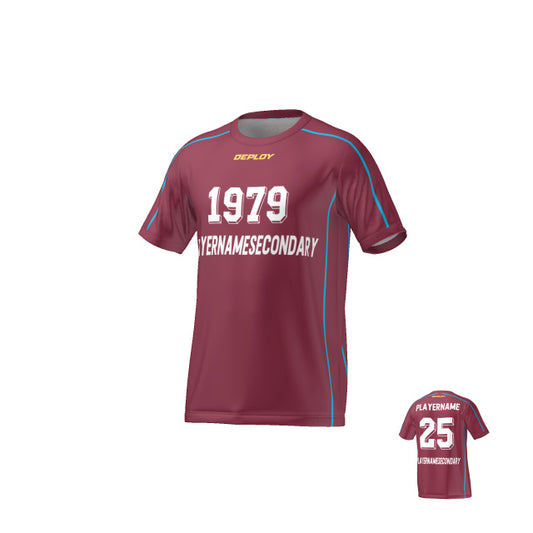 FLIGHT JERSEY 23 - MAROON - Deploy Football - Australia's Best Footballs & Soccer Balls
