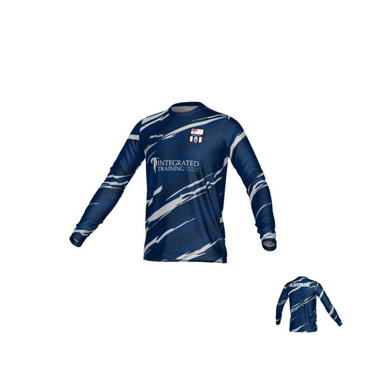 Navy FFA Long Sleeve Jersey