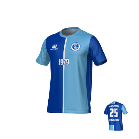 Split Jersey - Royal Blue & Sky Blue