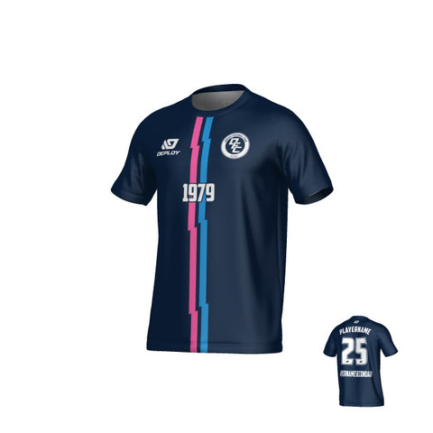 Lightning Jersey - Navy & Pink