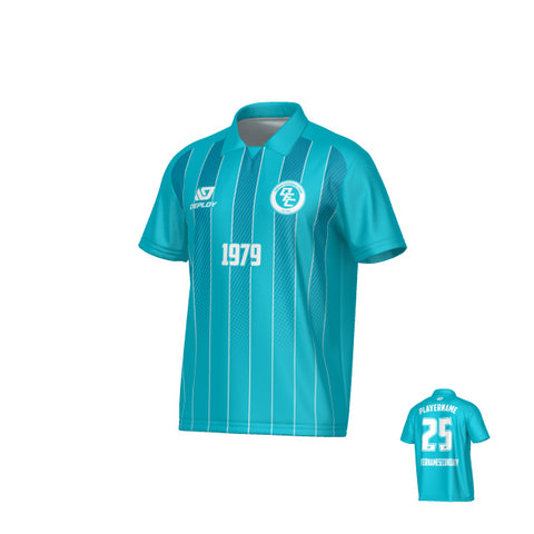 Streamline Collared Jersey - Teal