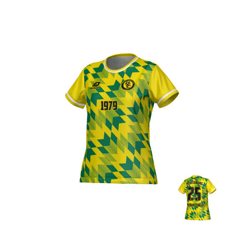 Leaves Womens Jersey - Yellow