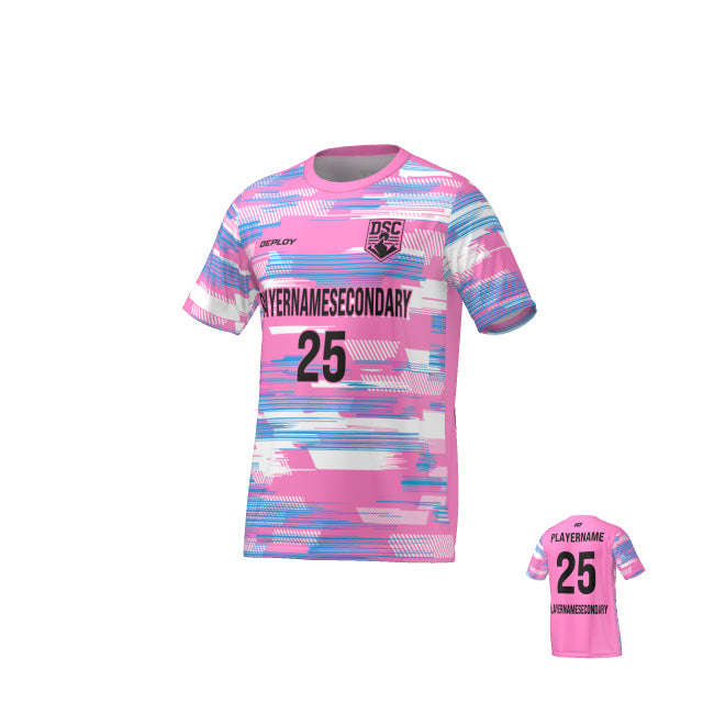 Flight Jersey Glitch - Pink - Deploy Football - Australia's Best Footballs & Soccer Balls
