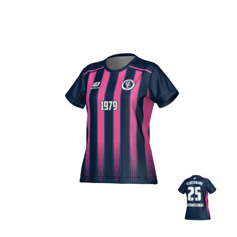 Classic Womens Jersey - Navy & Pink