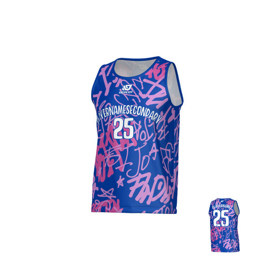 Tags Sports Singlet - Royal Blue