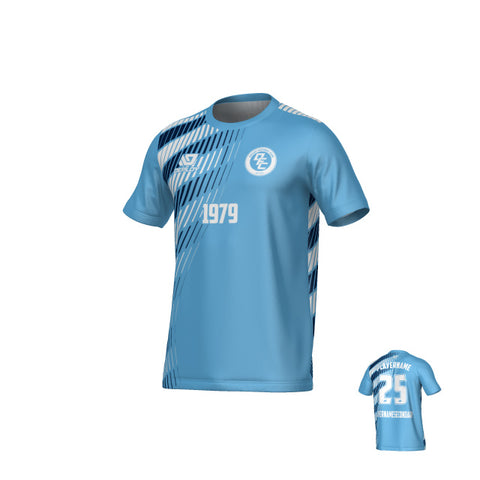 Spray Jersey - Sky Blue & Navy