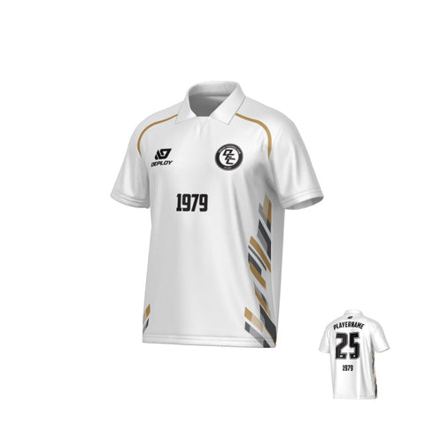 Turbo Collared Jersey - White