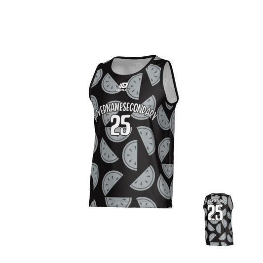 Watermelon Sports Singlet - Black