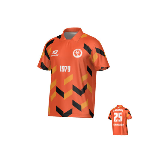 Arrows Collared Jersey - Orange