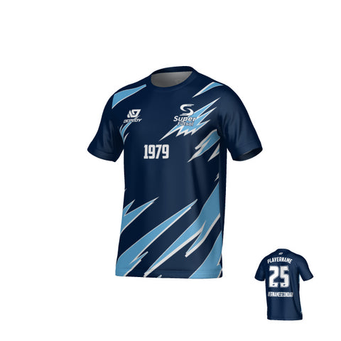 SUPER FUTSAL - SHARP - NAVY & SKY BLUE
