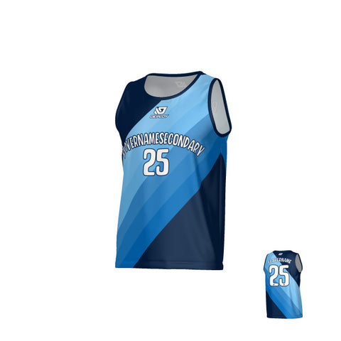 Sash Sports Singlet - Navy