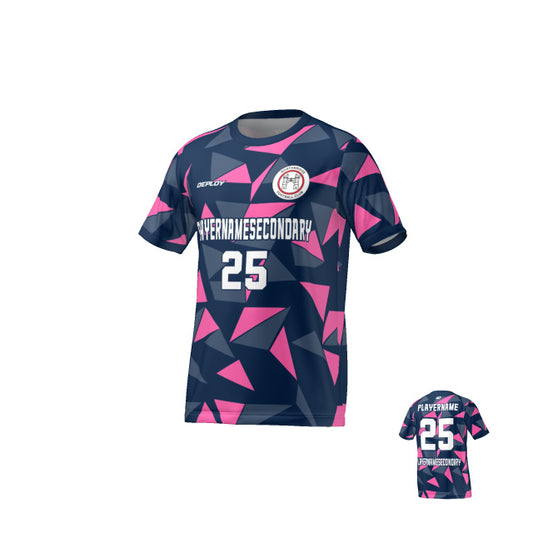 Northbridge FC  - Flight Jersey Fragments - Navy/Pink