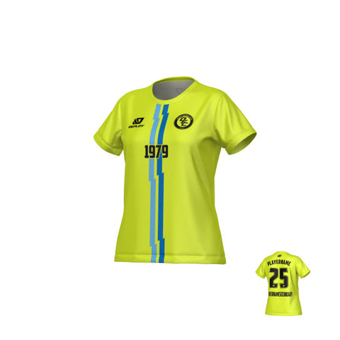 Lightning Womens Jersey - Neon Yellow