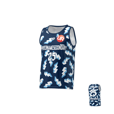 URBAN REC - FLIGHT SINGLET 3D LIGHTNING - NAVY