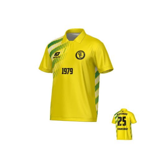 Spray Collared Jersey - Yellow