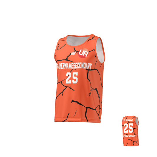 URBAN REC - FLIGHT SINGLET CRACKS - ORANGE
