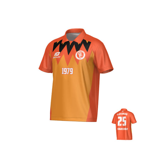 Carnival Collared Jersey - Orange
