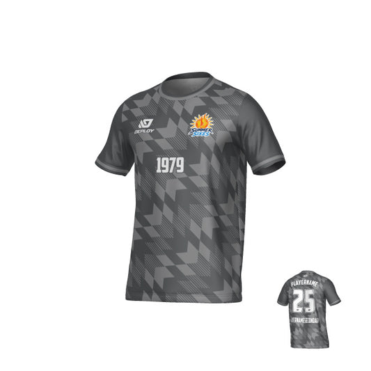 SUTHERLAND SHIRE FA SUMMER - LEAVES - GREY