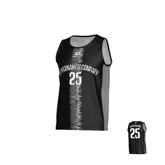 Quake Sports Singlet - Black