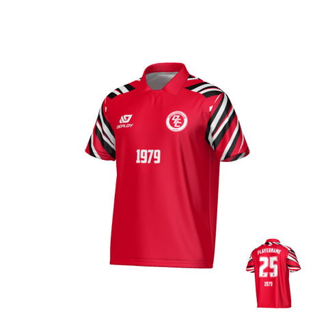 Surge Collared Jersey - Red