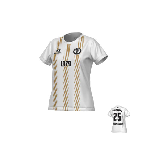 Zig Zag Womens Jersey - White