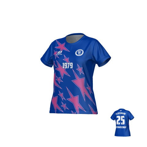 Stars  Womens Jersey - Royal Blue & Purple