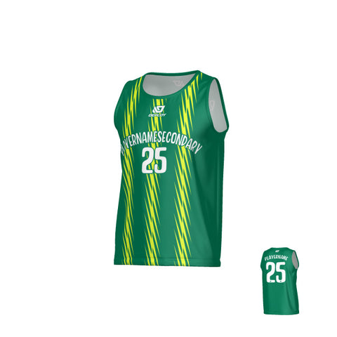 Zig Zag Sports Singlet - Green