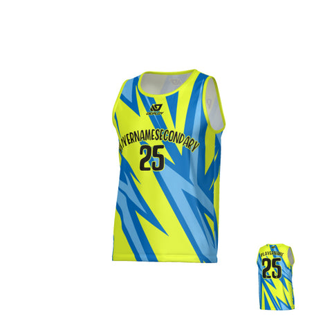 Strike Sports Singlet - Neon Yellow