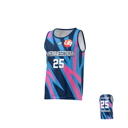 URBAN REC - FLIGHT SINGLET SLASH - NAVY