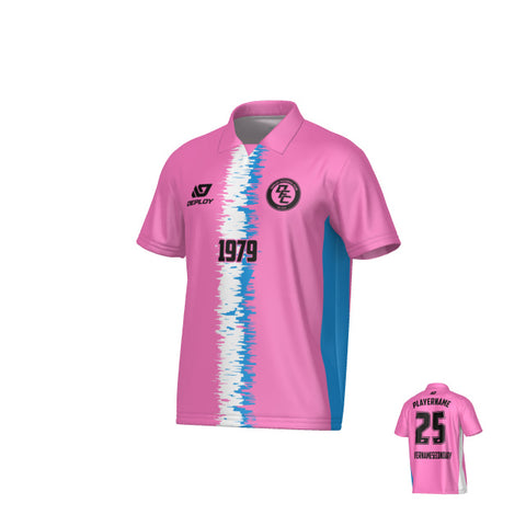 Rift Collared Jersey - Pink