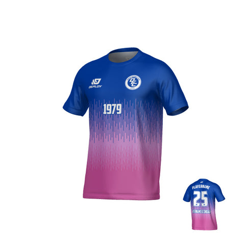 Fade Jersey - Royal Blue & Purple