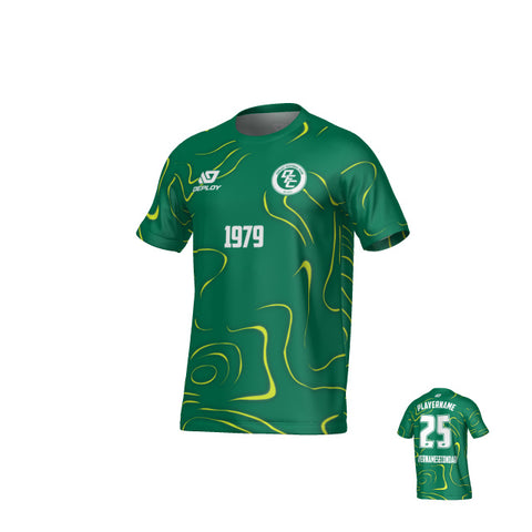 Marble Jersey - Green