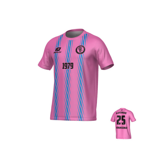Zig Zag Jersey - Pink