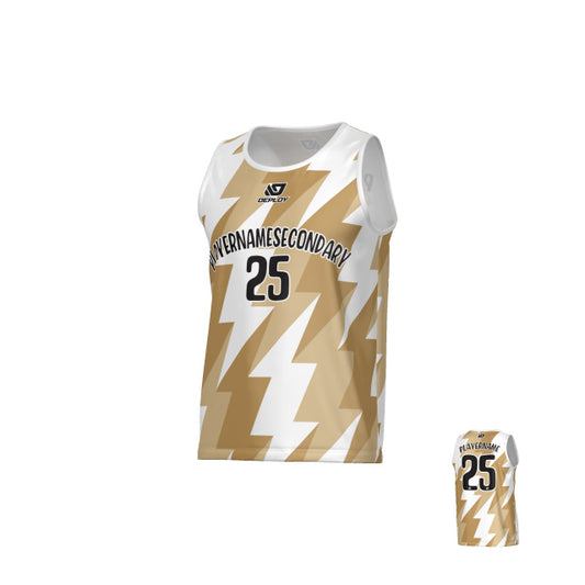 Bolts Sports Singlet - White