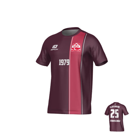 NEPEAN FA SUMMER - EDGE - MAROON