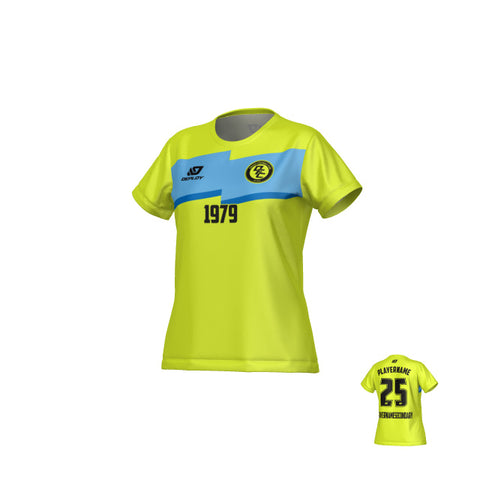 Zag Womens Jersey - Neon Yellow
